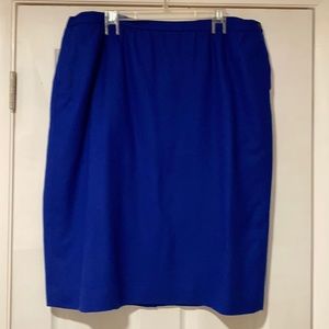 Pendleton Royal Blue Wool Skirt